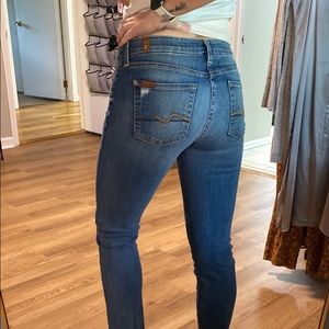 7 for All Mankind straight leg denim - size 29